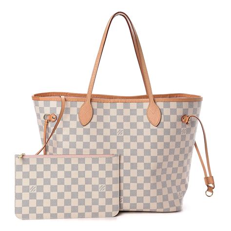 louis vuitton damier azur neverfull mm rose ballerine|louis vuitton damier azur artsy.